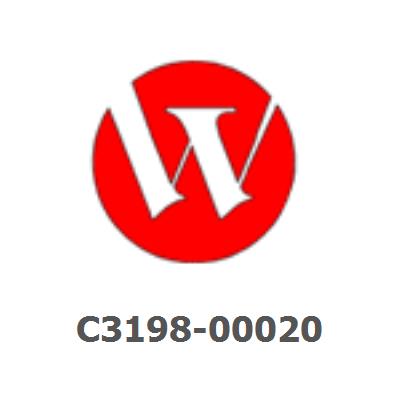 C3198-00020 Nameplate - DesignJet 755CM printer logo
