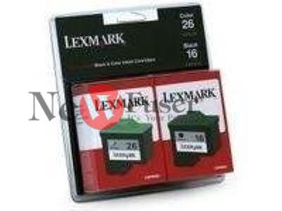 10N0202 16/26 Black and Color Ink Cartridges (10N0202), 2/Pack
