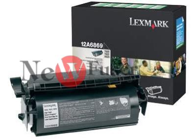 12A6869 Lexmark 12A6869 Black Return Program Toner Cartridge, High Yield