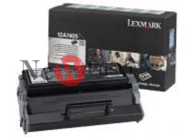 12A7405 Lexmark 12A7405 Black Return Program Toner Cartridge, High Yield