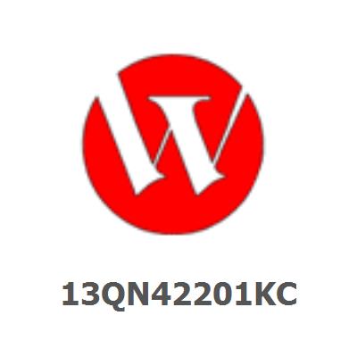 13QN42201KC Paper regulating front plate - Located on the post insertion assembly