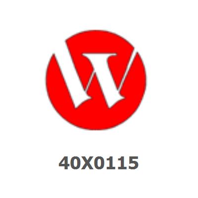 40X0115 Parts packet (developer drive)
Includes: 
• Developer drive shaft (1) 
• shaft coupler gear #55 (1)