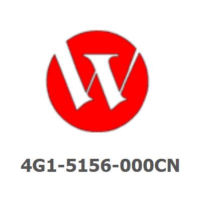 4G1-5156-000CN Rear aligner rack - 'L' shaped structure marked with an 'R' - Used to perform the job offset function