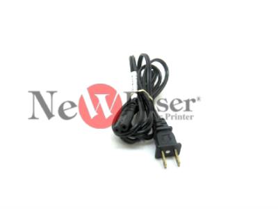 8120-6313 Power cord (Black) - 18 AWG two conductor 1.8m (6.0ft) long - Has straight (F) C7 receptacle (For 110-120VAC in the United States Canada Mexico Latin America and Taiwan)