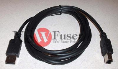 8121-0712 Universal Serial Bus (USB) interface cable - Type A connector to type B connector - 0.6m (24-inches) long