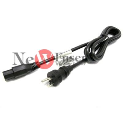 8121-0921 Power cord (Black) - 16 AWG, 2.5m (8.2ft) long - Has straight (F) C13 receptacle (for 125 VAC in USA and Canada)