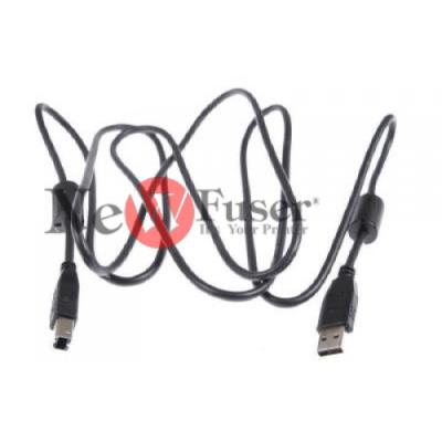 8121-1036 Universal Serial Bus (USB) interface cable (Black) - Type A connector to type B connector - 0.6m (24-inches) long - USB 2.0 compliant