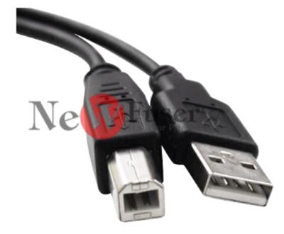 8121-1771 Cable, USB A to B, black, 1.5m unbagged