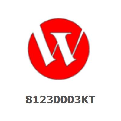 81230003KT Tune-up print maintenance kit - Includes upper and lower pickup, feed rollers, timing roller, exit roller, transfer charger, exit pinch rollers, static brush and duplex gear