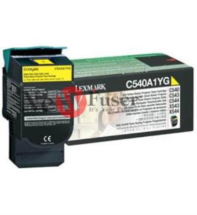 C540A1YG Lexmark Yellow Toner Cartridge (C540A1YG), Return Program