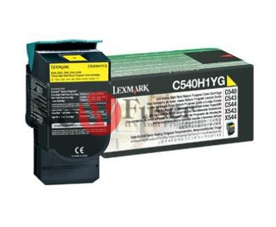 C540H1YG Lexmark Yellow Toner Cartridge (C540H1YG), High Yield, Return Program