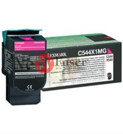 C544X1MG Lexmark Magenta Toner Cartridge (C544X1MG), Extra High Yield, Return Program