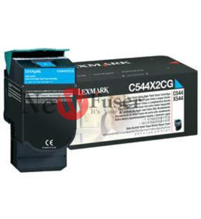 C544X2CG Lexmark Cyan Toner Cartridge (C544X2CG), Extra High Yield