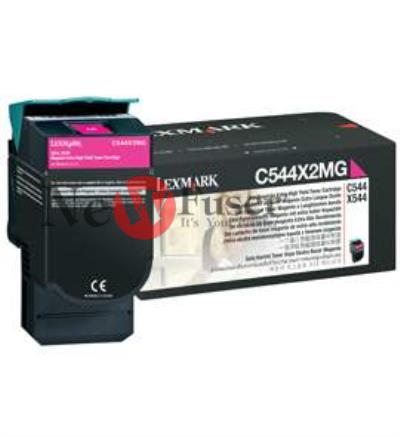 C544X2MG Lexmark Magenta Toner Cartridge (C544X2MG), Extra High Yield