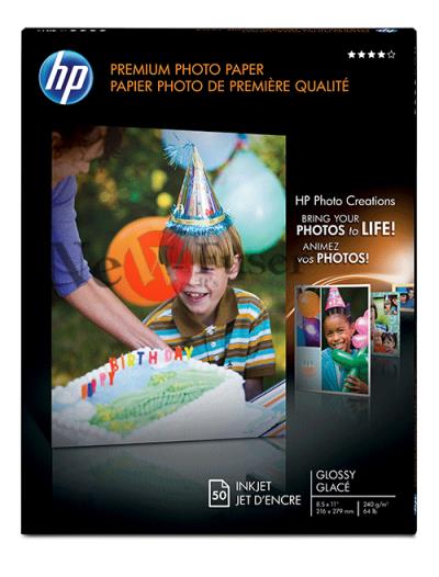 C6979A Premium Photo Paper (Glossy) - A size (8.5 x 11-inches) - 50 sheets