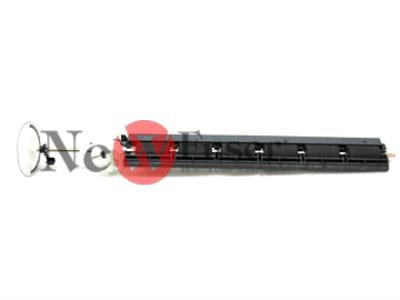 C7790-60129 Feed roller assembly - Includes shaft with six rollers, gears, and encoder disk