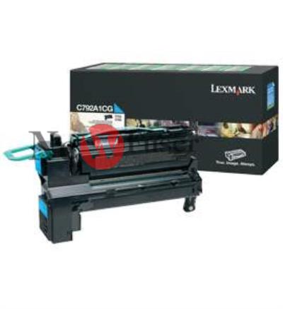 C792A1CG Lexmark Cyan Toner Cartridge (C792A1CG), Return Program