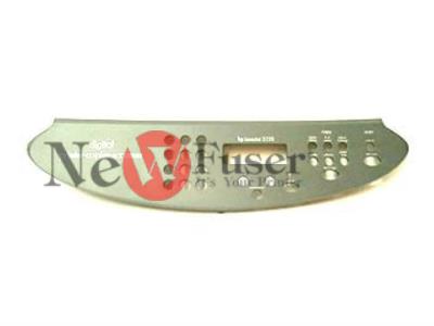 C9125-40001 Control panel bezel - Oval shaped plastic piece with cutouts for the control function keys (English)