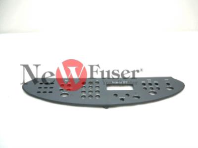 C9126-40004 Control panel bezel - Oval shaped plastic piece with cutouts for the control function keys (English)