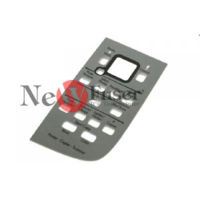 CB395-40005 Control panel overlay - Snaps on top of the control panel assembly - For the Color LaserJet CM1017MFP series (English)