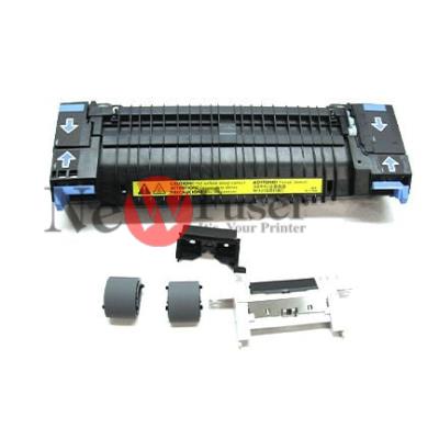 CB442-67909 Maintenance kit assembly Hewlett Packard Color LaserJet products. Includes fuser unit 110v, separation pad tray 1 and tray 2, pick up rollers tray 1 and tray 2. 