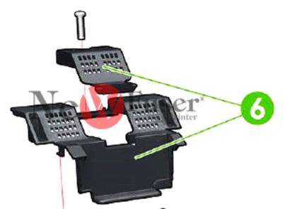 CK837-67003 Carriage PCA covers - For the DesignJet T1120/620 printer series