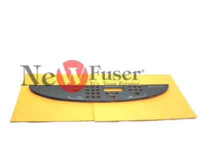 Q2665-40019 Control panel bezel - D-shaped plastic piece with cutouts for the control function keys and display (German)