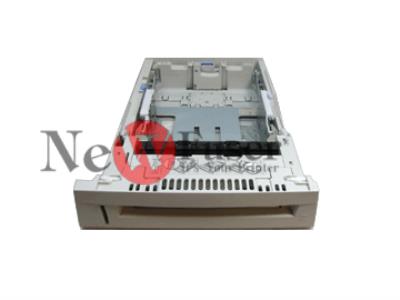 Q3674-67901 2 X 500 sheet feeder/tray assembly - Feeder assembly that holds two 500 sheet paper cassettes - Printer sits on this assembly - Includes two 500 sheet cassettes