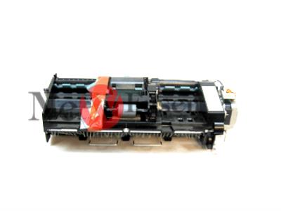 Q3948-60140 ADF pick roller assembly - Includes two rollers in a bracket assembly - Moves the first few top pages of the input stack where the top page is picked off and feed to the pre-scan drive rollers - Mounts in the middle of the ADF assembly