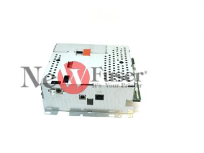 Q3948-69007 Formatter / LIU assembly (for Europe) - Includes the formatter PC board, the line interface unit (LIU) PC board, and the metal card cage - Mounts on the right side of the print mechanism