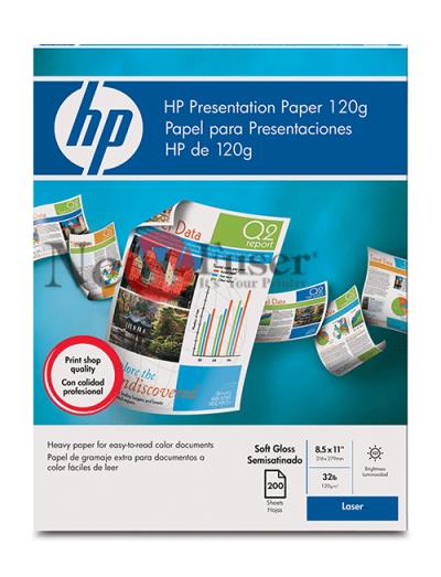 Q6541A HP Color Laser Soft-gloss Presentation Paper - A size (8.5 x 11-inches) - 200 sheets