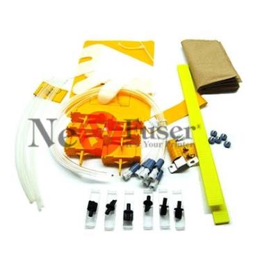 Q6670-67002 8000s transportation kit Dummy Printheads Refill tubes Ink Cartridge connectors Carriage locking plate with screws, blue fixing screws from center platen, printheads bags capping Yellow label from center platen. 780 HP cap Cleaning liquid not included. 