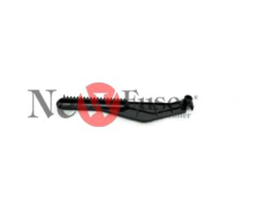 RB3-0089-000CN Top cover rack arm (Black) - Plastic arm with teeth on bottom edge - Disengages the imaging drum/transfer assembly drive cams when the top door is open