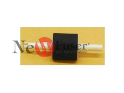 RC1-3909-000CN Pickup roller assembly - Rubber roller on a short shaft with slots on the end - Does NOT include the two flanking hard plastic rollers  