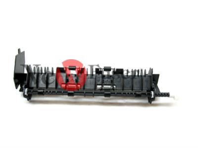 RG0-1010-000CN Output roller assembly - Includes face-down delivery roller, four spring-loaded pressure rollers, support frame, and drive gear