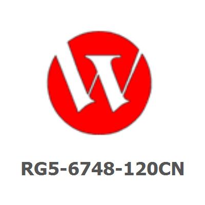 RG5-6748-120CN Paper pickup assembly - Includes the base structure with the paper pickup roller paper feed roller drive gears and paper sensors for tray 3