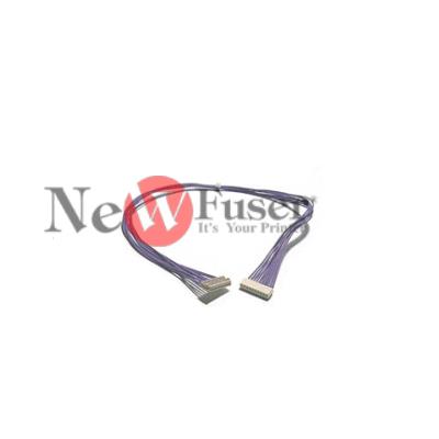 RG5-6827-000CN Fuser power supply cable - DC Controller board to fuser power supply - Ten purple wire cable and two white connectors