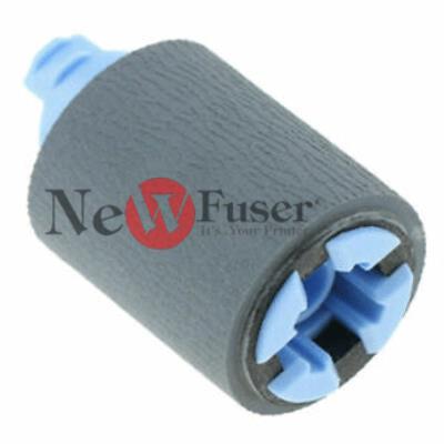 RM1-0037-020CN Paper feed/seperation roller assembly - Black rubber roller on a blue plastic cylinder