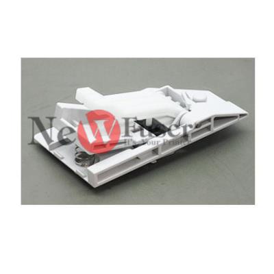 RM1-0041-020CN Tray 2 paper size tray sensing assembly - White plastic tray size sensing fingers and microswitch assembly