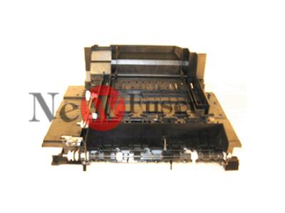 RM1-0469-000CN Face-down delivery assembly - Large black plastic assembly on back of printer