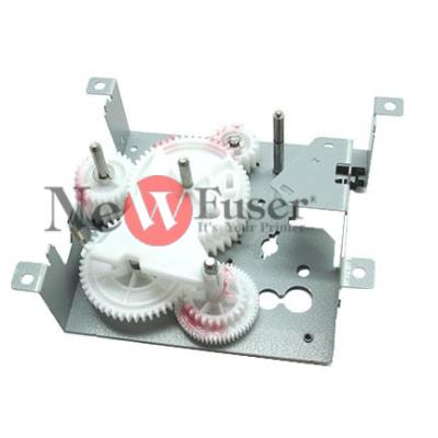 RM1-2909-000CN Feed drive assembly - Six gears mounted on a plate on right side of 500 sheet paper feeder assembly