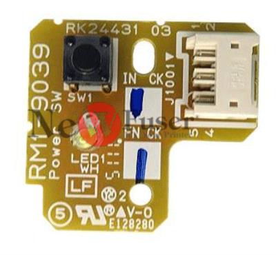 RM1-9039-000CN Power button PC board assembly - For use with the LaserJet Pro 400 M401 printer series